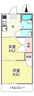 ハイツさくらがおか【2階】の間取り
