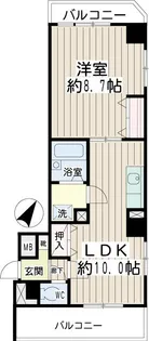リバーサイド【2階】の間取り