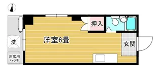 シャインハイム獨協大学駅前【1階】の間取り