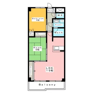 バトー・アントレ【3階】の間取り
