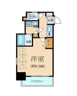 エステムプラザ品川駅前5th Avenue【5階】の間取り
