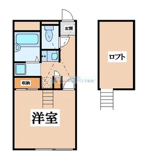 レオパレスイーストストーン【2階】の間取り