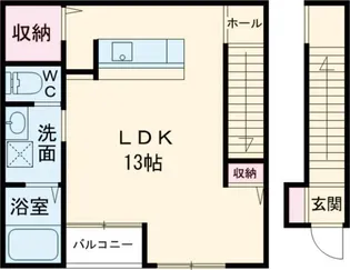 カーサ・モンレーヴII【2階】の間取り