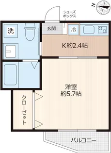 EVERA大倉山【2階】の間取り