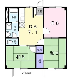 ニューシティ山崎【2階】の間取り