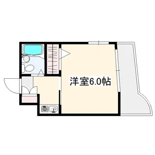 ホープ千里山【2階】の間取り