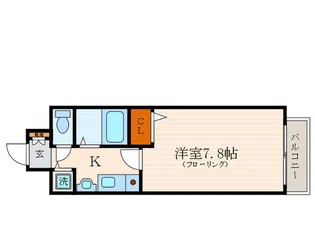 グランドパレス三条花見小路【2階】の間取り