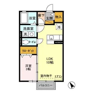 アムール・ヴィラ【2階】の間取り