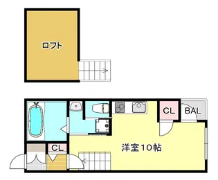ドミール八代II【1階】の間取り