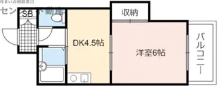 リブレ放出東.【4階】の間取り