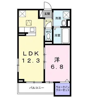 青葉丘北アパート(028771401)【1階】の間取り