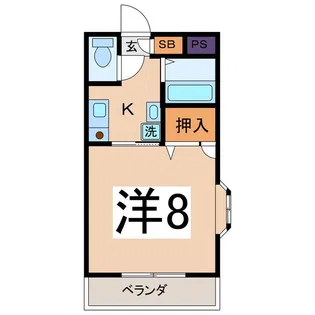 ワイズガーデン【4階】の間取り