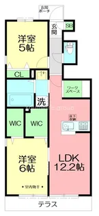 Espoir【1階】の間取り