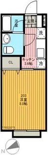 ソレアード【2階】の間取り