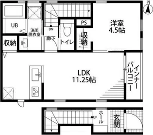 リーブルファイン鯰橋7丁目【2階】の間取り