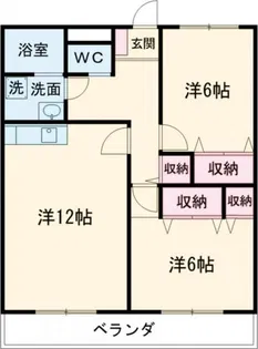 リバーヒルズ【3階】の間取り