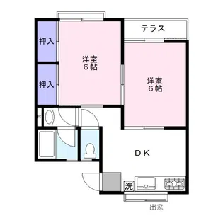 メゾン関口No.1【1階】の間取り