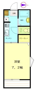 アクシーズ鷲宮【1階】の間取り