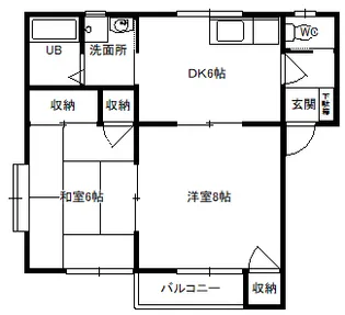 パークハイツサトウ【2階】の間取り