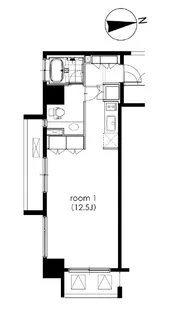 カスタリア芝公園【6階】の間取り