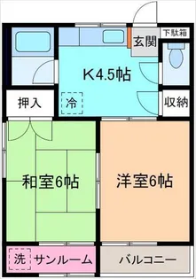 メゾンSiIII【1階】の間取り
