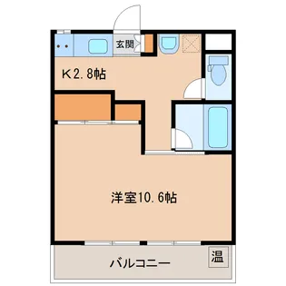 La,AVANT【1階】の間取り