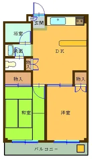 ベルハイツ恋ヶ窪【4階】の間取り