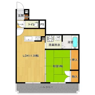 グランドゥール・フレア【4階】の間取り