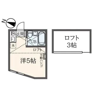 ユナイト清水ヶ丘アナ・ロッキング【2階】の間取り