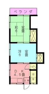 みのり台荘【2階】の間取り