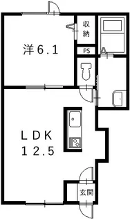 ラピスIV【1階】の間取り