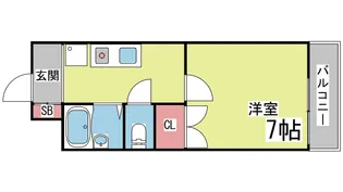 カーサジュピター【2階】の間取り