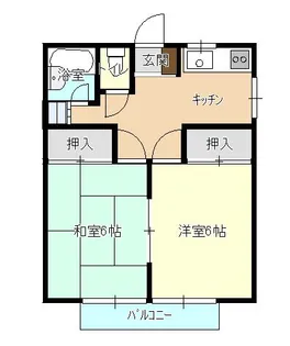 ホンダハイツ【2階】の間取り