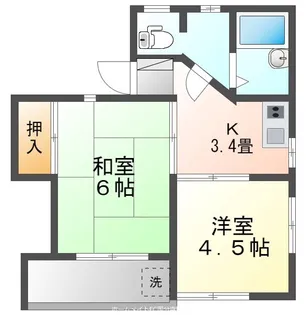 クラシックス国立【1階】の間取り