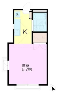 モンシャトー西久保【2階】の間取り