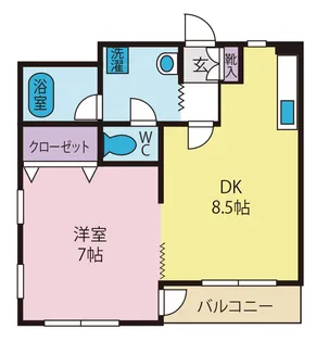 メガドームサトウ【2階】の間取り