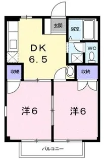 オリ-ブ滝沢【1階】の間取り