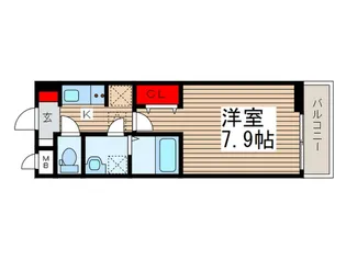 ウッド プレイス【3階】の間取り