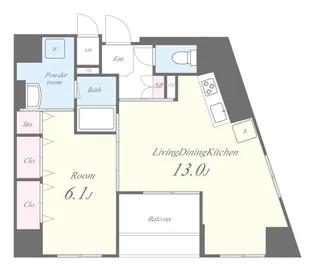 エワル【7階】の間取り