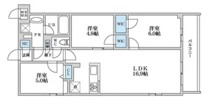 S-RESIDENCE富士見ヶ丘afford【1階】の間取り