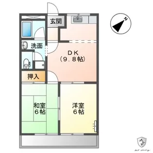 メゾンノーブル【2階】の間取り
