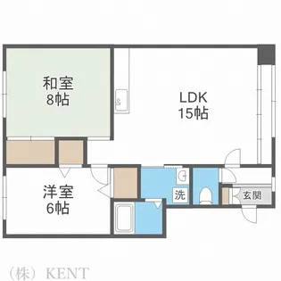サンハイツC棟【1階】の間取り