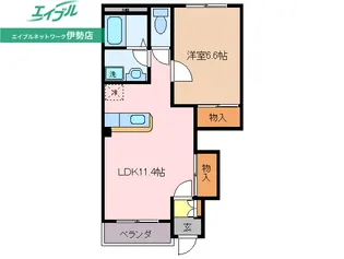 ヴェールメゾン【1階】の間取り