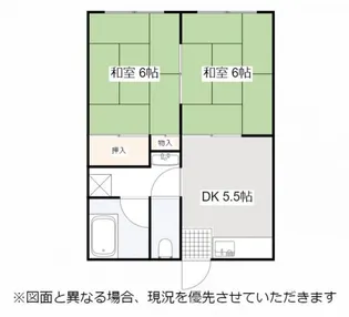 メゾン植田【1階】の間取り