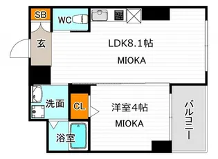 FDS VALOR【4階】の間取り