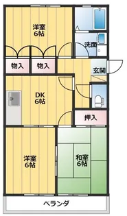 SILK CITY【4階】の間取り