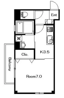 エスペランサ本原【1階】の間取り