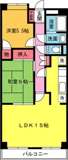 モンドール湘南【3階】の間取り