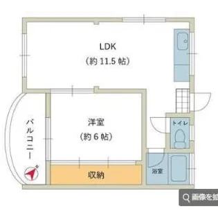 西田ビル【3階】の間取り