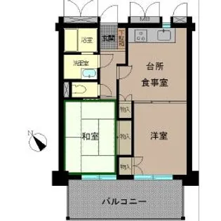 メゾン・リバーサイド【8階】の間取り